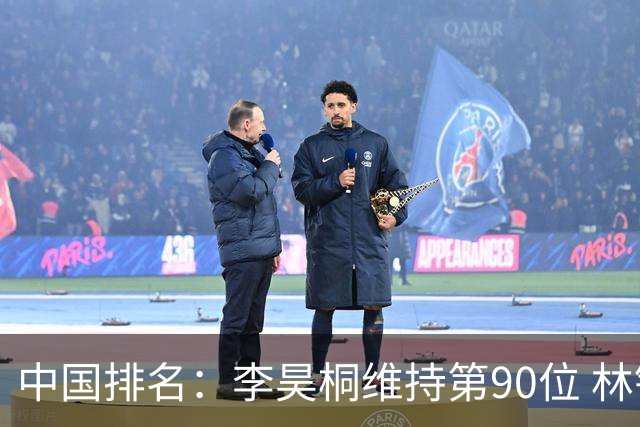 中国排名：李昊桐维持第90位 林钰鑫大幅提升